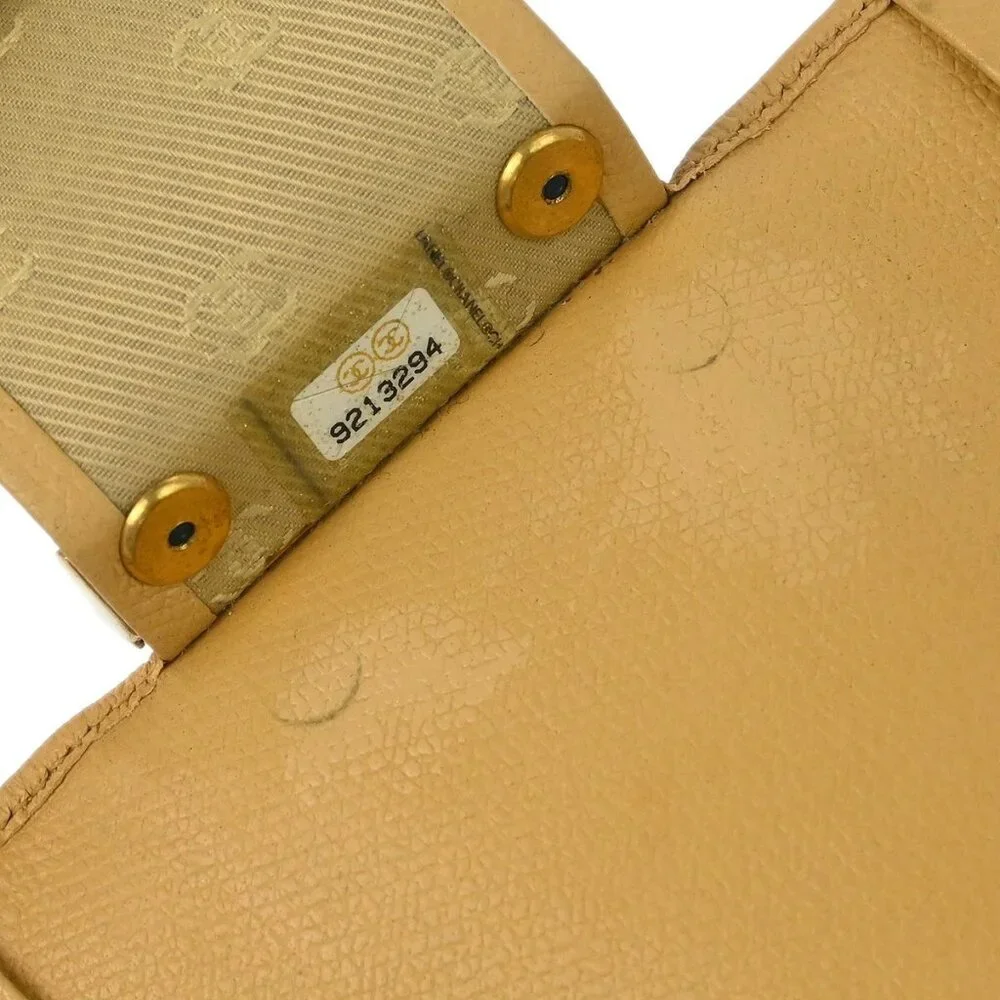 Chanel Beige Calfskin Six Hook Key Case Small Good